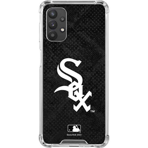 MLB Chicago White Sox Dark Wash Galaxy A32 5G Clear Case