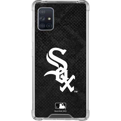MLB Chicago White Sox Dark Wash Galaxy A51 5G Clear Case