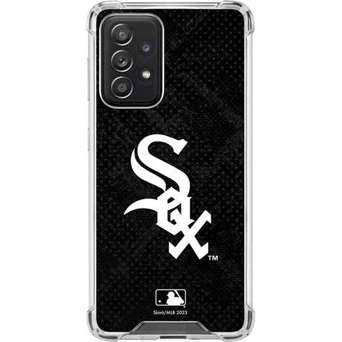 MLB Chicago White Sox Dark Wash Galaxy A52 5G Clear Case