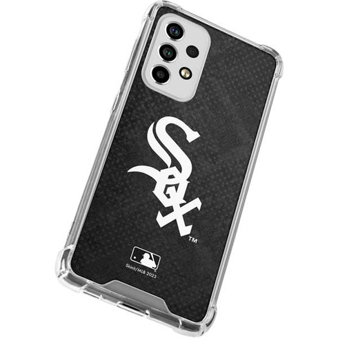 MLB Chicago White Sox Dark Wash Galaxy A53 5G Clear Case