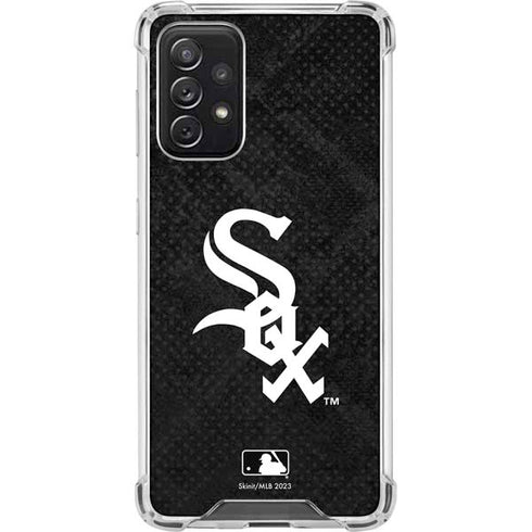 MLB Chicago White Sox Dark Wash Galaxy A72 5G Clear Case