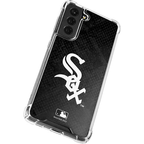 MLB Chicago White Sox Dark Wash Galaxy S22 Clear Case