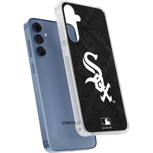 MLB Chicago White Sox Dark Wash Galaxy S24 Clear Case