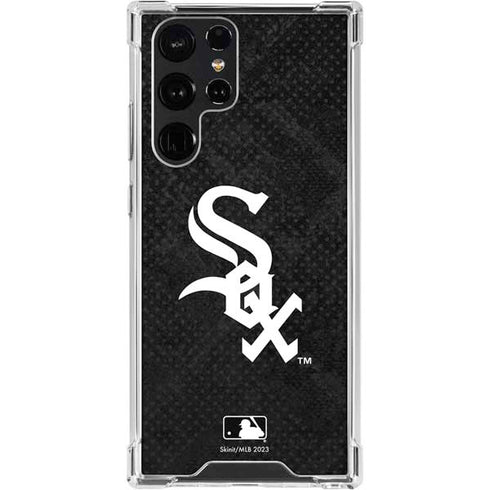MLB Chicago White Sox Dark Wash Galaxy S24 Ultra Clear Case
