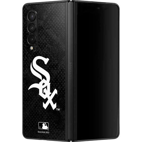 MLB Chicago White Sox Dark Wash Galaxy Z Fold3 5G Skin