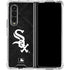 MLB Chicago White Sox Dark Wash Galaxy Z Fold4 5G Clear Case