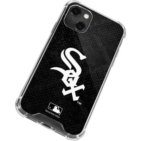 MLB Chicago White Sox Dark Wash iPhone 15 Plus Clear Case