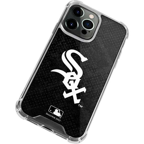 MLB Chicago White Sox Dark Wash iPhone 15 Pro Max Clear Case