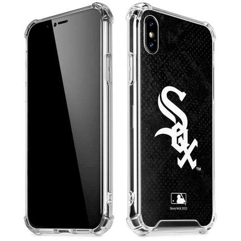 MLB Chicago White Sox Dark Wash iPhone XS Max Clear Case
