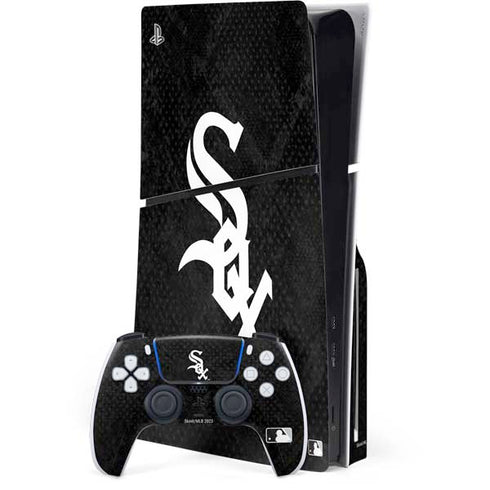 MLB Chicago White Sox Dark Wash PS5 Slim Disk Bundle Skin