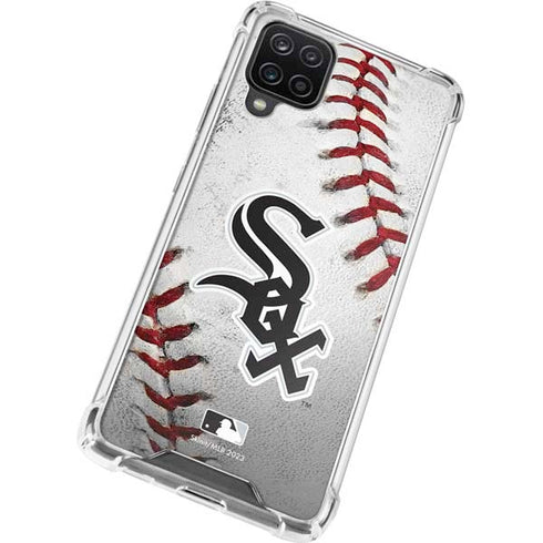 MLB Chicago White Sox Game Ball Galaxy A12 Clear Case