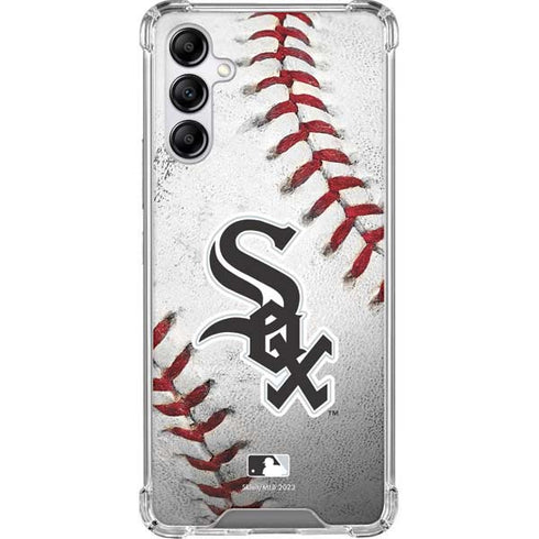 MLB Chicago White Sox Game Ball Galaxy A14 5G Clear Case