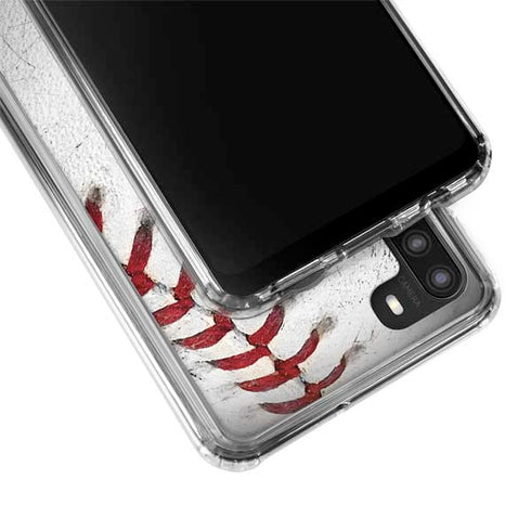 MLB Chicago White Sox Game Ball Galaxy A21 Clear Case