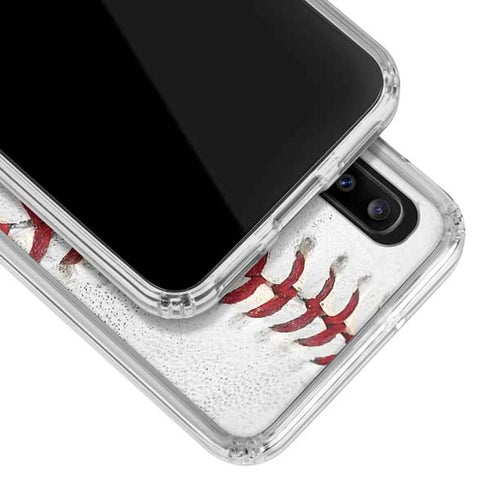 MLB Chicago White Sox Game Ball Galaxy A30 Clear Case