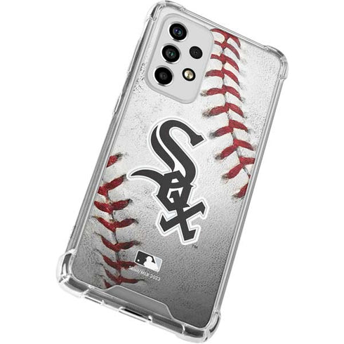 MLB Chicago White Sox Game Ball Galaxy A53 5G Clear Case