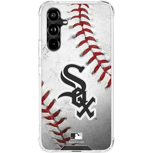 MLB Chicago White Sox Game Ball Galaxy A54 5G Clear Case