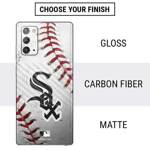 MLB Chicago White Sox Game Ball Galaxy Note20 5G Skin