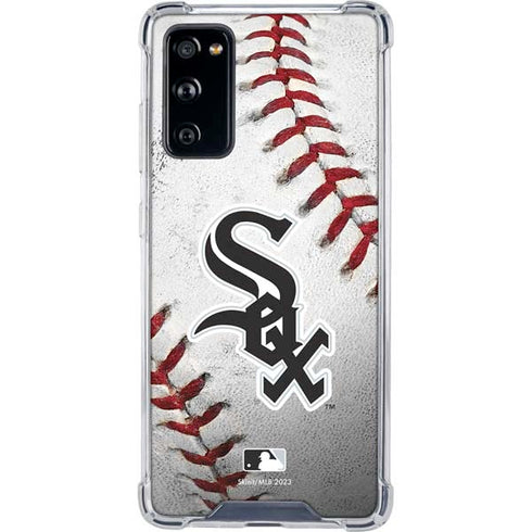 MLB Chicago White Sox Game Ball Galaxy S20 FE Clear Case