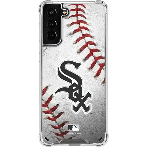 MLB Chicago White Sox Game Ball Galaxy S21 Plus 5G Clear Case
