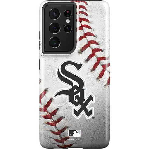 MLB Chicago White Sox Game Ball Galaxy S21 Ultra 5G Pro Case