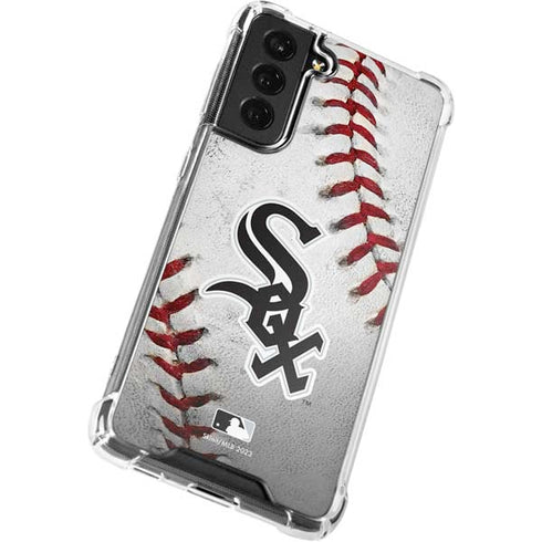 MLB Chicago White Sox Game Ball Galaxy S22 Plus Clear Case