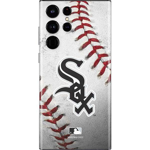 MLB Chicago White Sox Game Ball Galaxy S22 Ultra Skin
