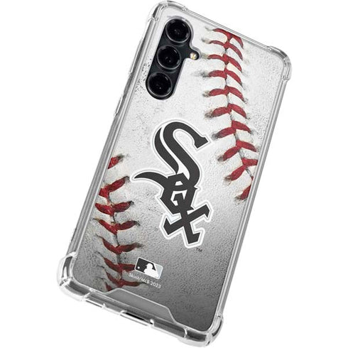 MLB Chicago White Sox Game Ball Galaxy S23 FE Clear Case
