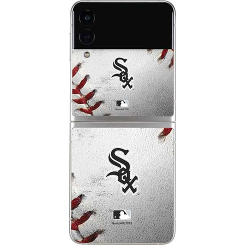 MLB Chicago White Sox Game Ball Galaxy Z Flip3 5G Skin