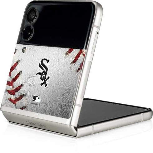 MLB Chicago White Sox Game Ball Galaxy Z Flip3 5G Skin