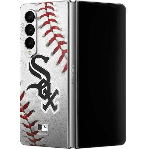 MLB Chicago White Sox Game Ball Galaxy Z Fold4 5G Skin