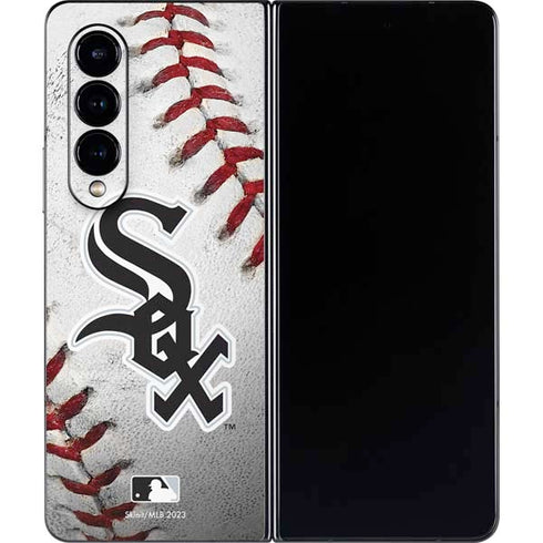 MLB Chicago White Sox Game Ball Galaxy Z Fold4 5G Skin