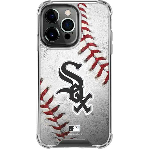 MLB Chicago White Sox Game Ball iPhone 15 Pro Clear Case