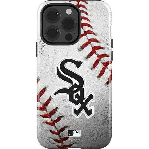 MLB Chicago White Sox Game Ball iPhone 15 Pro Impact Case
