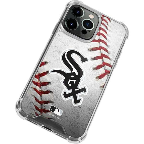 MLB Chicago White Sox Game Ball iPhone 14 Pro Max Clear Case