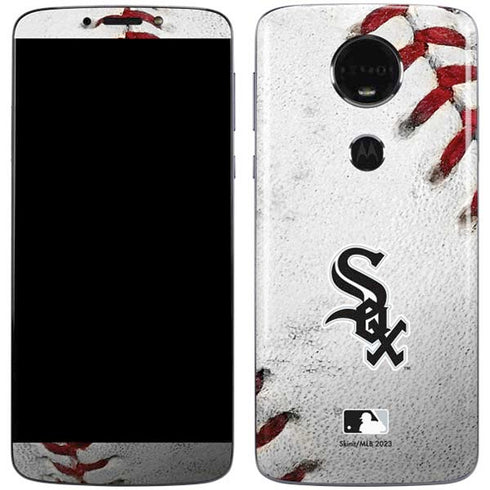 MLB Chicago White Sox Game Ball Moto E5 Plus Skin