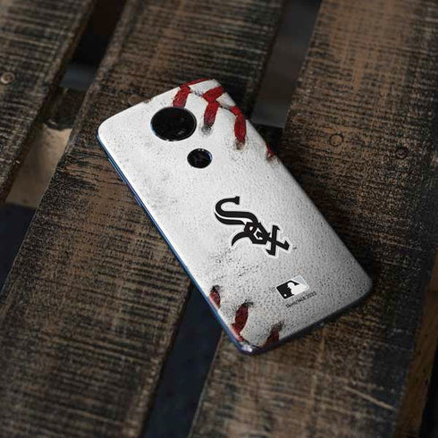 MLB Chicago White Sox Game Ball Moto E5 Plus Skin