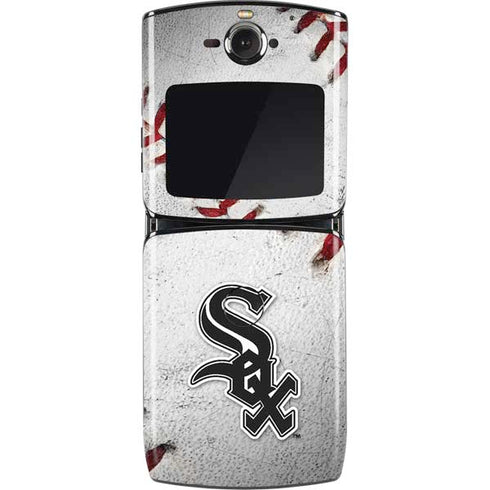 MLB Chicago White Sox Game Ball Motorola RAZR Skin