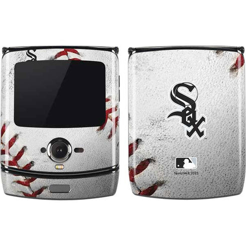 MLB Chicago White Sox Game Ball Motorola RAZR Skin