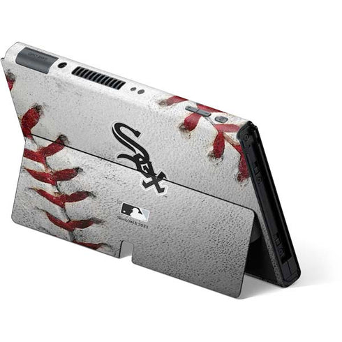 MLB Chicago White Sox Game Ball Nintendo Switch OLED (2021) Skin