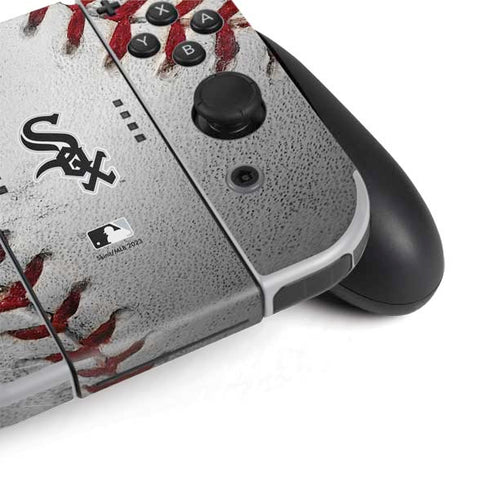 MLB Chicago White Sox Game Ball Nintendo Switch OLED (2021) Skin