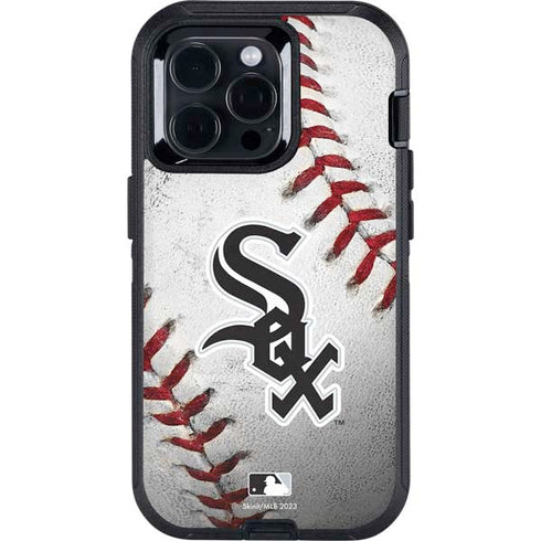 MLB Chicago White Sox Game Ball Otterbox Defender iPhone Skin