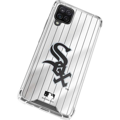 MLB Chicago White Sox Home Jersey Galaxy A12 Clear Case
