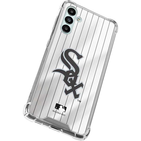 MLB Chicago White Sox Home Jersey Galaxy A13 5G Clear Case