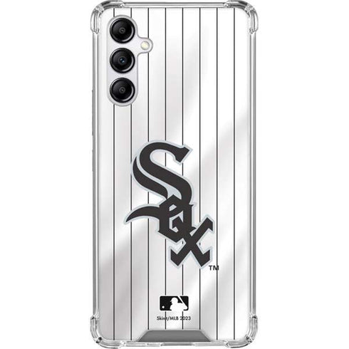 MLB Chicago White Sox Home Jersey Galaxy A14 5G Clear Case