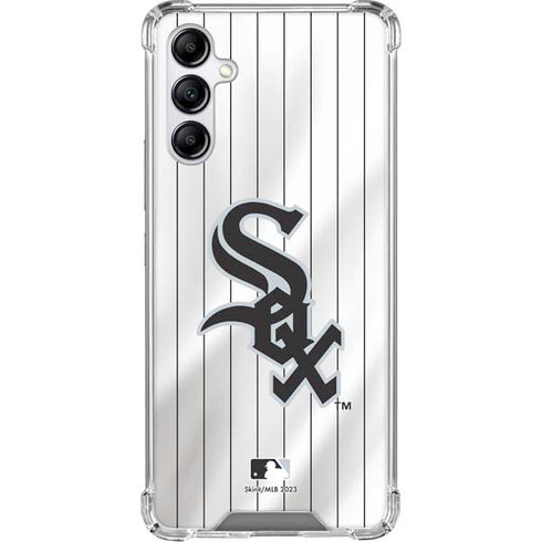 MLB Chicago White Sox Home Jersey Galaxy A15 5G Clear Case