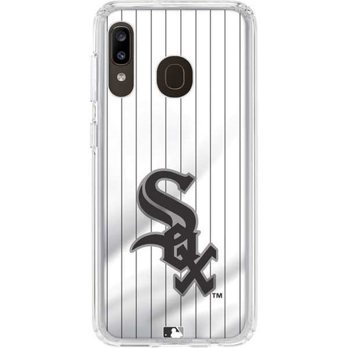 MLB Chicago White Sox Home Jersey Galaxy A20 Clear Case