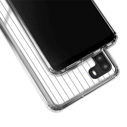 MLB Chicago White Sox Home Jersey Galaxy A21 Clear Case