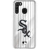 MLB Chicago White Sox Home Jersey Galaxy A21 Clear Case