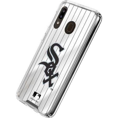 MLB Chicago White Sox Home Jersey Galaxy A30 Clear Case