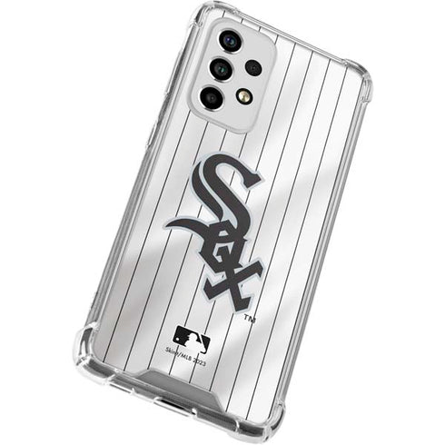 MLB Chicago White Sox Home Jersey Galaxy A33 5G Clear Case